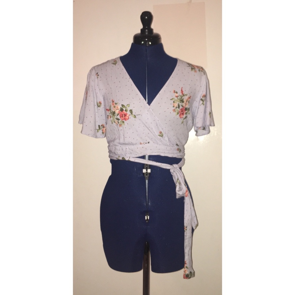 Floral crop top